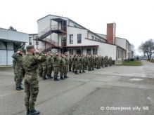 Slávnostný nástup 25. výročie vzniku SR